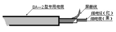 污水池液位計電纜線說明圖