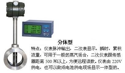 dn125渦街流量計分體型產(chǎn)品特點(diǎn)圖